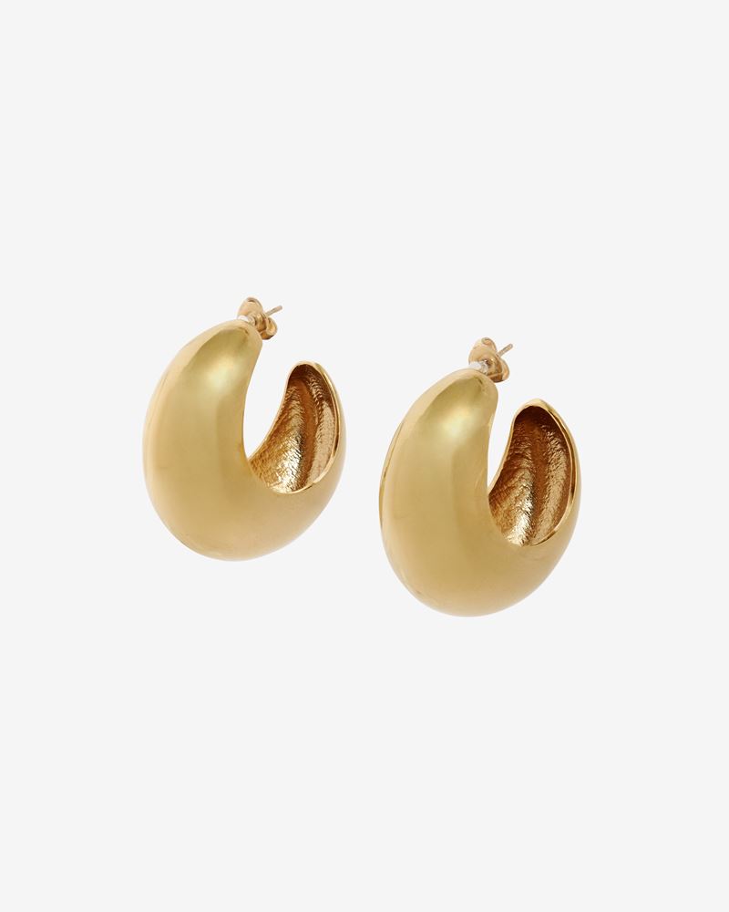 SHINY CRESCENT EARRINGS